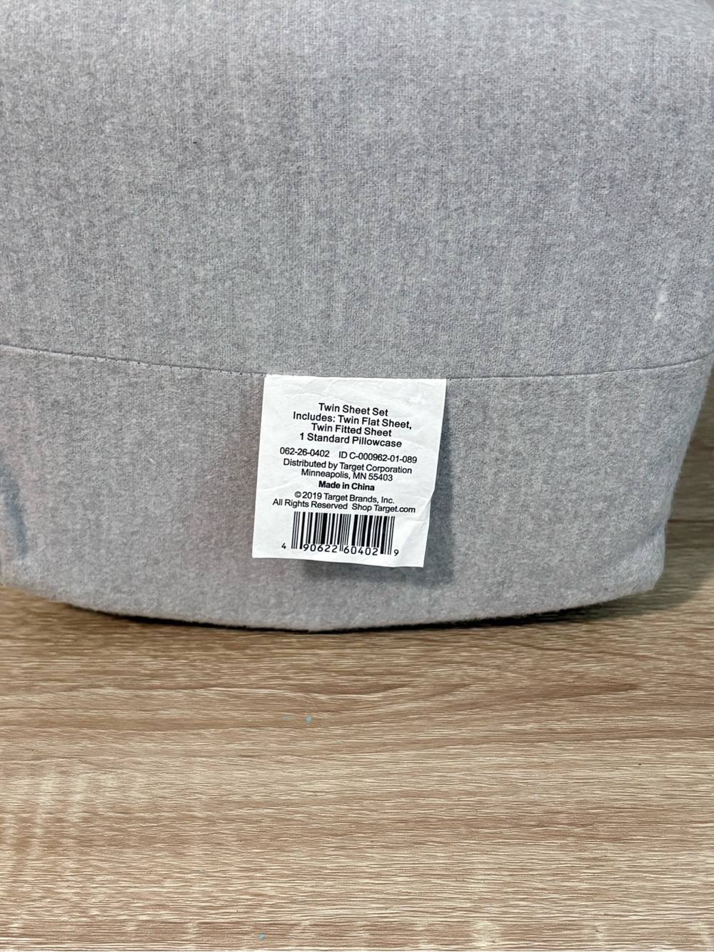 Threshold Twin Sheet Set in Light Gray